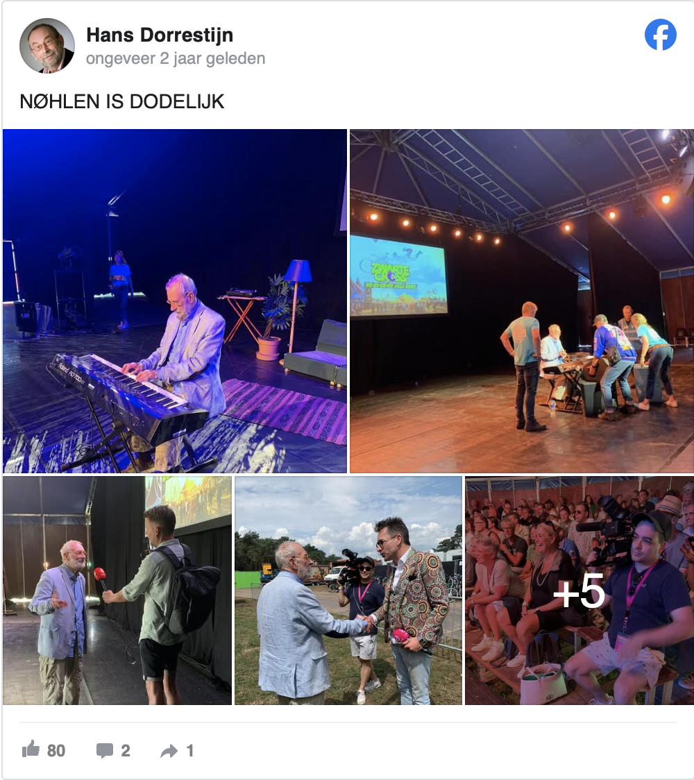 Facebook post Hans Dorrestijn Zwarte Cross